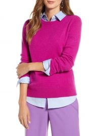 Halogen   Crewneck Cashmere Sweater  Regular  amp  Petite    Nordstrom at Nordstrom